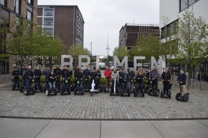 Segway fahren Firmenveranstaltung Überseestadt 04